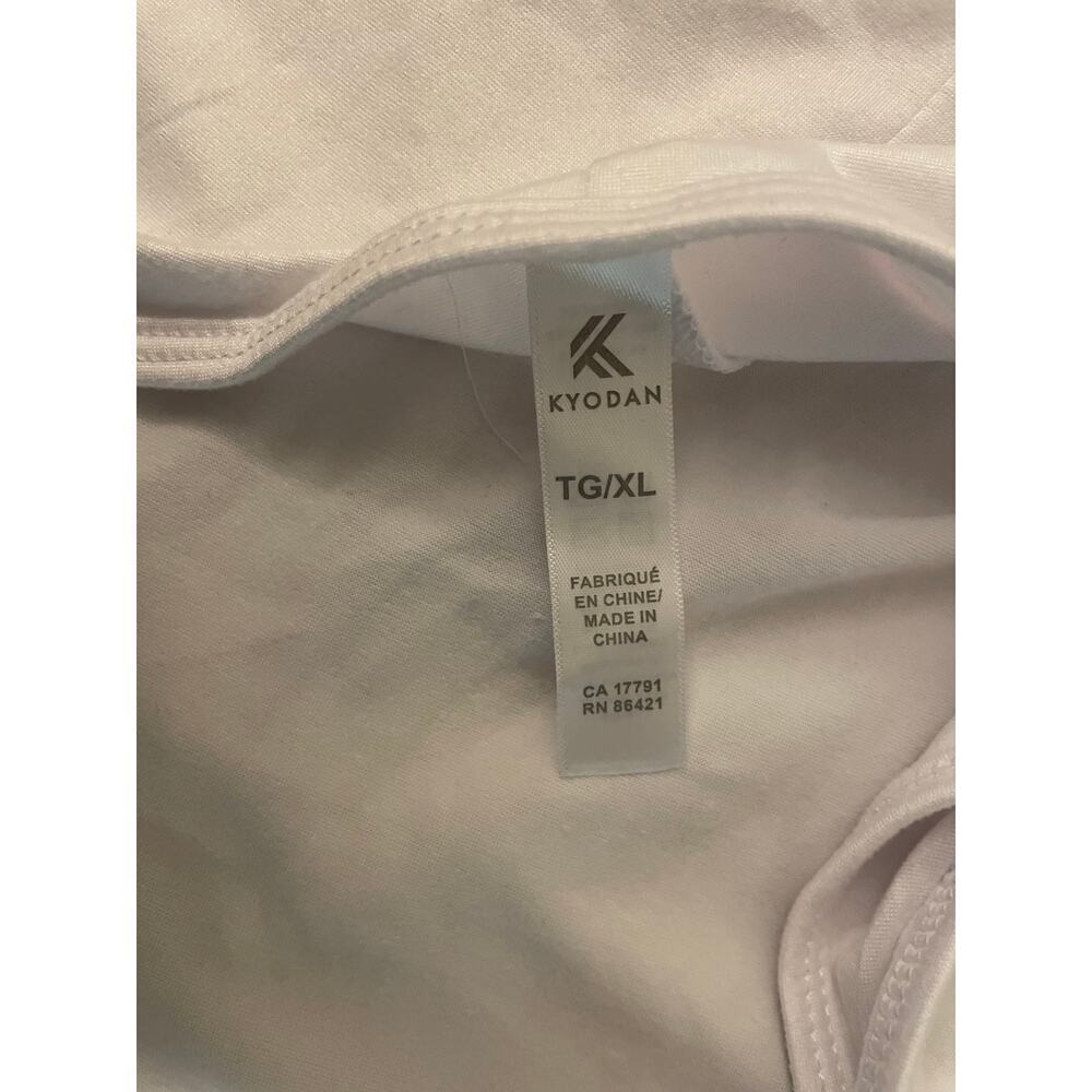 Kyodan white open back tank top XL - Picture 4 of 5